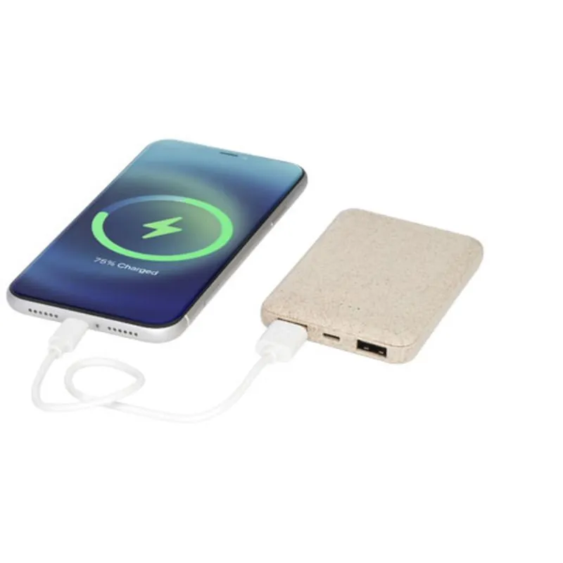 Batería externa de 5000 mAh de paja de trigo 'Asama'